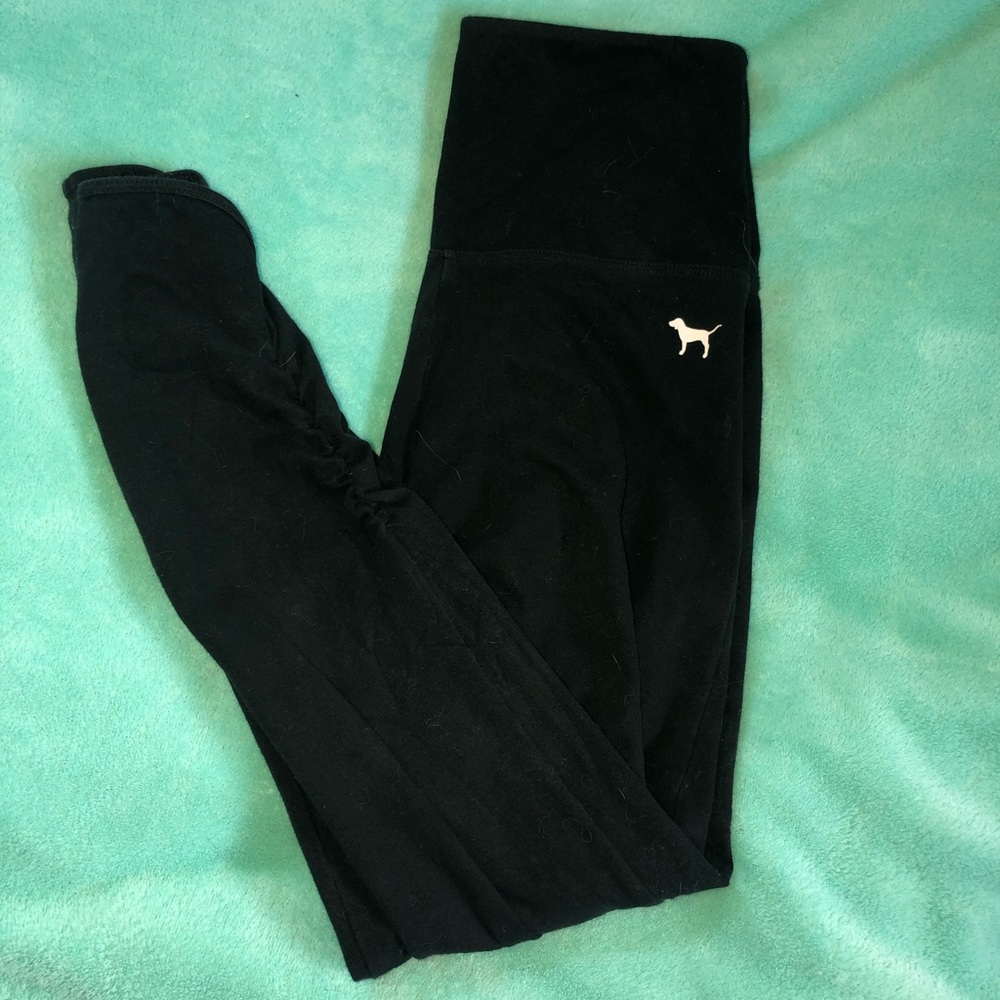PINK Black Crop Leggings